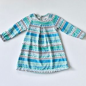 Winter Water Factory Blue Printed Play Dress